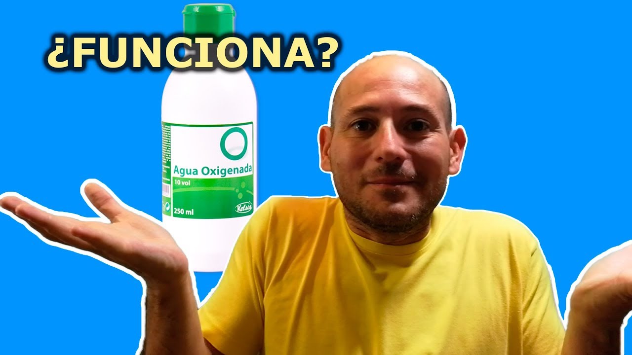 BLANQUEAR CONSOLAS CON AGUA OXIGENADA