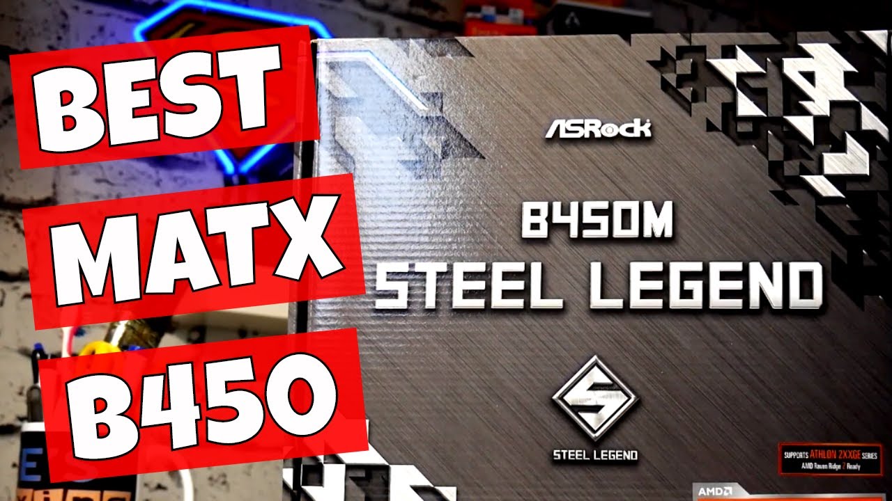 BEST Micro ATX AM4 Motherboard ASRock B450M Steel Legend RGB perfected