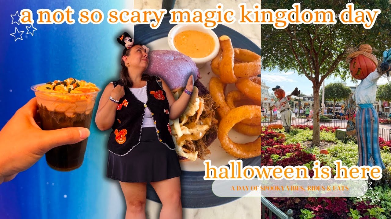 A NOT SO SCARY MAGIC KINGDOM DAY! Spooky vibes, rides, merch and eats