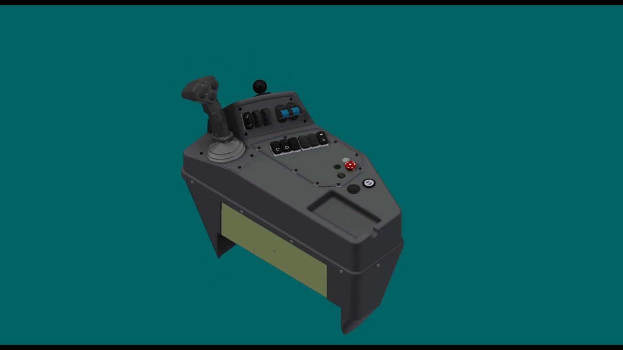 Full View: Custom Steel Armrest with Fingertip Controls