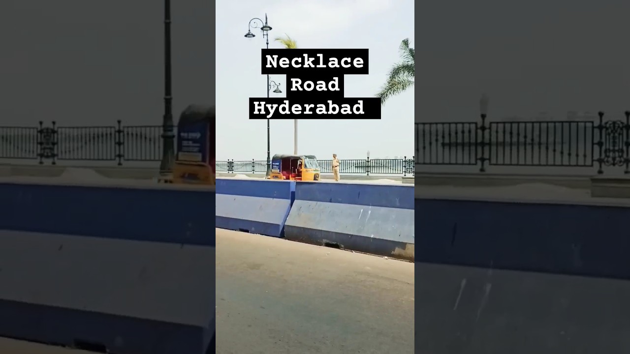 Necklace Road📍, Hyderabad #necklaceroad #hussainsagarlake #youtubeshorts #lumbinipark #pearlcity