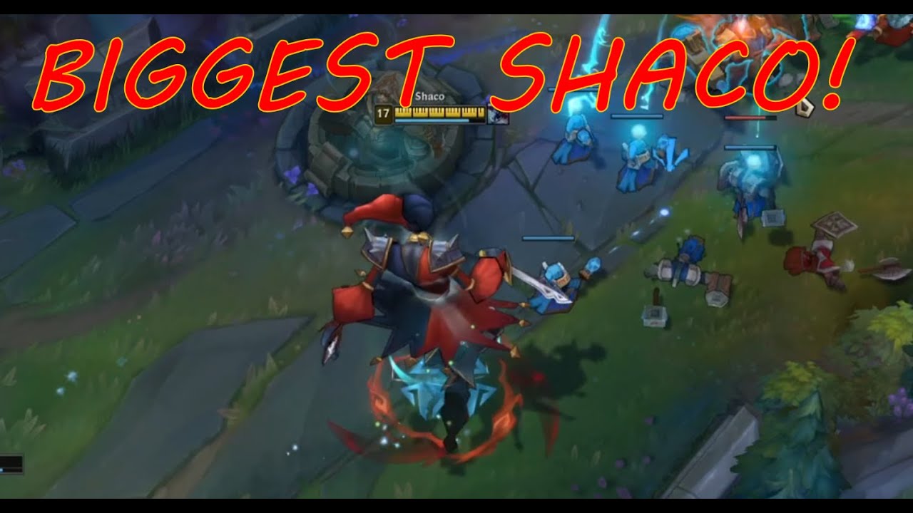 Shaco with Cho'gath Ult! Biggest Clown EVER!  *ULTIMATE SPELLBOOK* new mode League Of Legends
