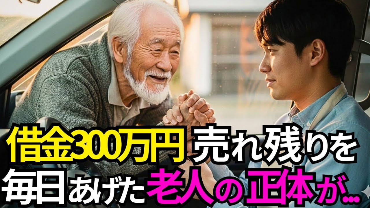 【感動する話】「迷惑だ！もう来るな！」借金300万円、団地は出禁、廃業寸前の豆腐屋。記憶喪失のホームレス老人に毎日売れ残りの豆腐をあげ続けた→ある日老人の正体が判明し、驚愕の真実が明らかに...