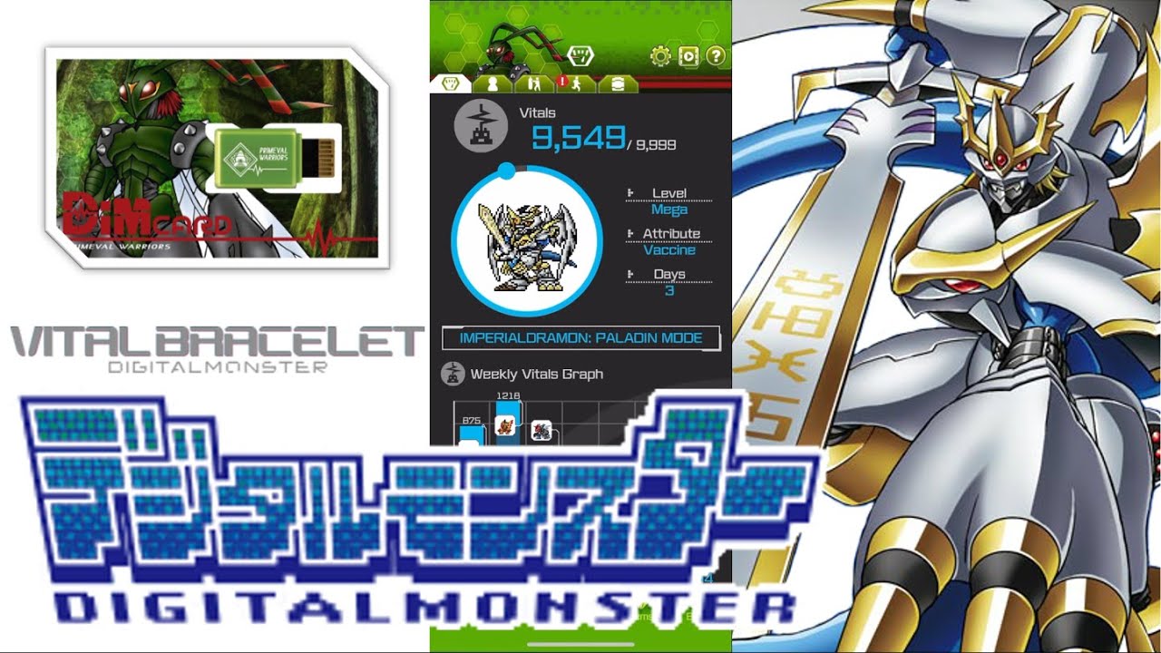 Digimon Vital Bracelet Lab - Journal Log #114.3 Imperialdramon: Paladin Mode