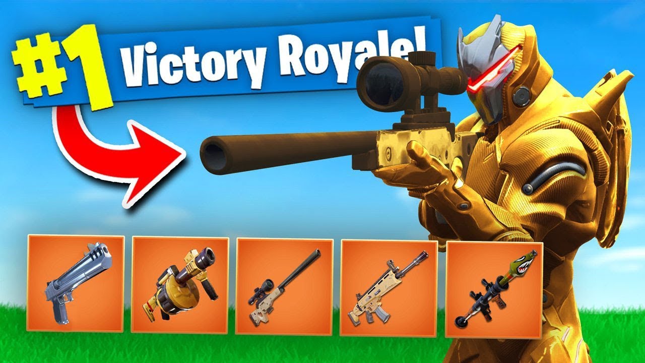 FORTNITE, НО ВСЁ — ЗОЛОТО! Fortnite Battle Royale (Solid Gold V2)