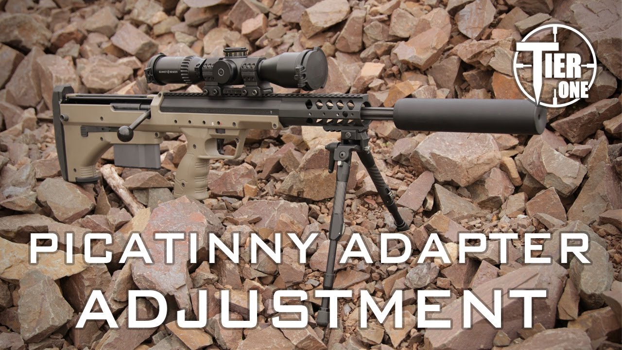 Bipod Picatinny Adapter Adjustment