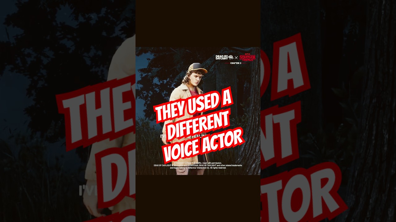 DBD used different voice actors for the Stranger Things Chapter #dbd #deadbydaylight #dbdcreator