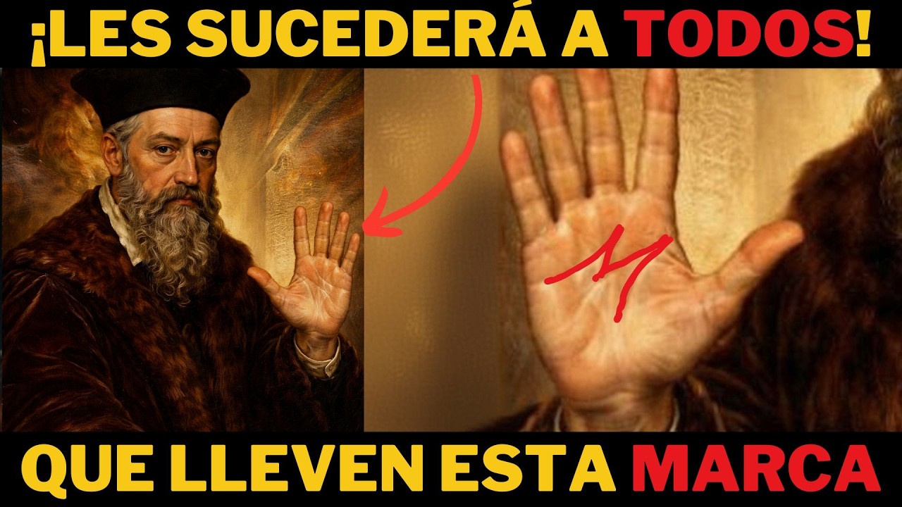 Mira tu MANO AHORA MISMO ✋ Si ves la letra M, Nostradamus dijo que TÚ eres uno de los ELEGIDOS