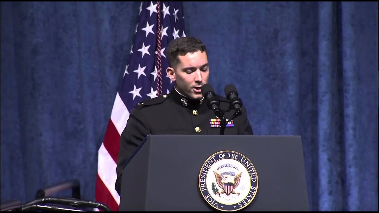 Major Michael Abrams eulogizes the five fallen Chattanooga service members