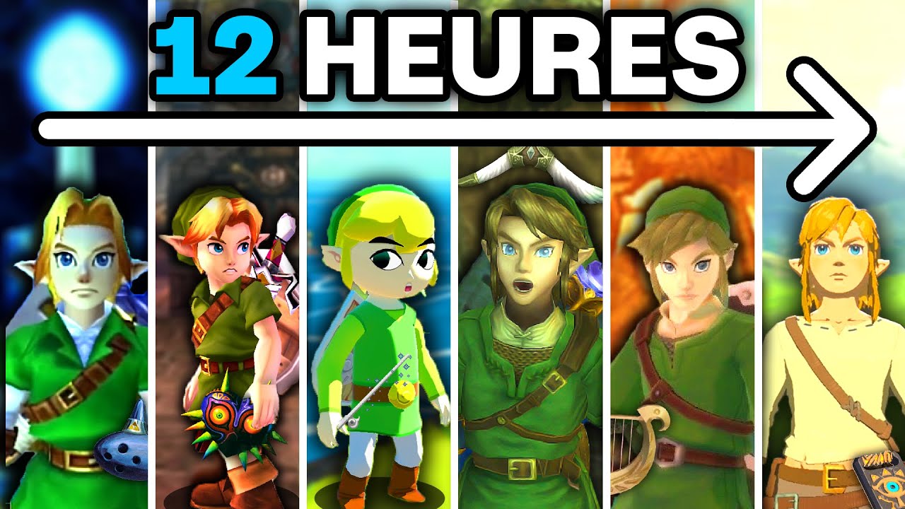 Finir TOUS les Zelda en 12H ?