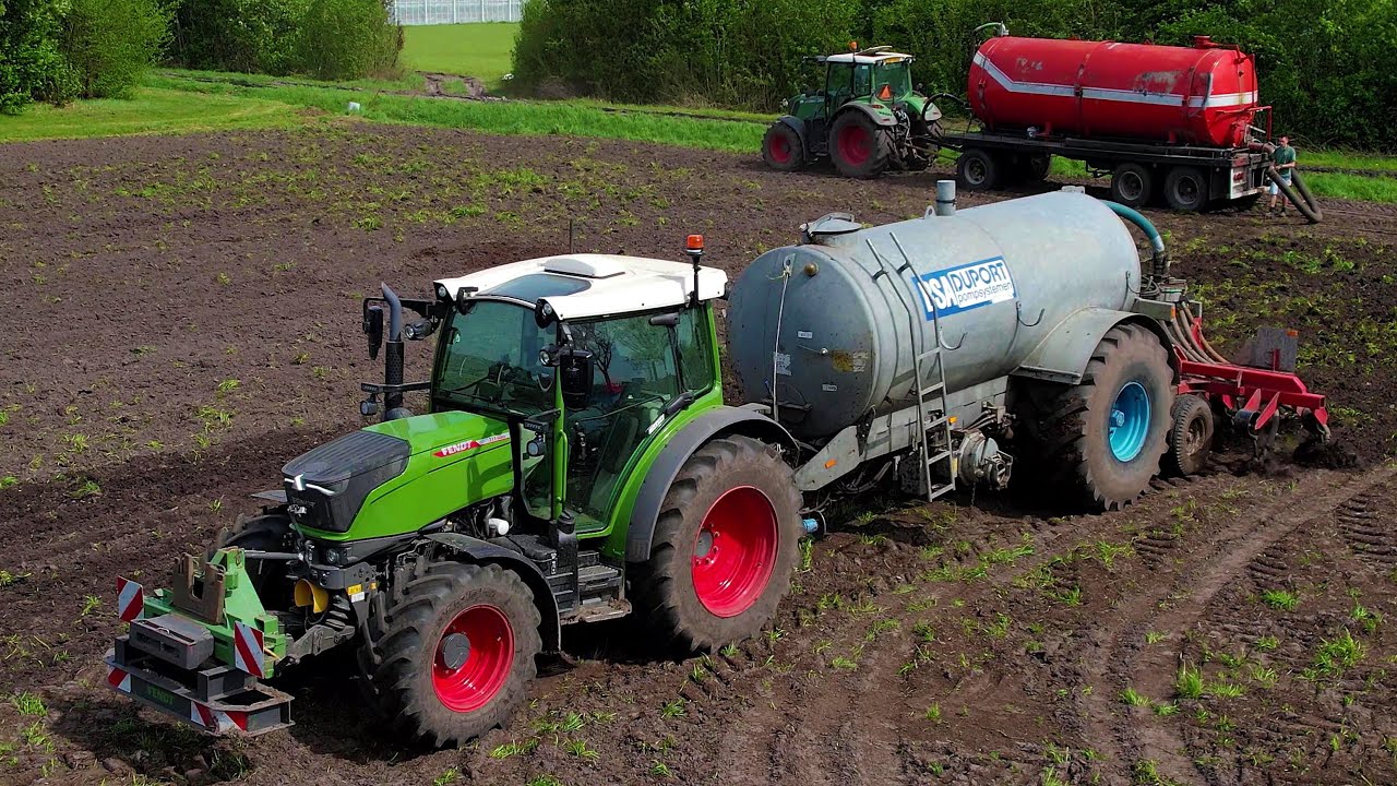 Mest uitrijden | Injecting slurry | Fendt 211 Vario Profi+ | Duport | Gülle ausbringen | Mest 2024