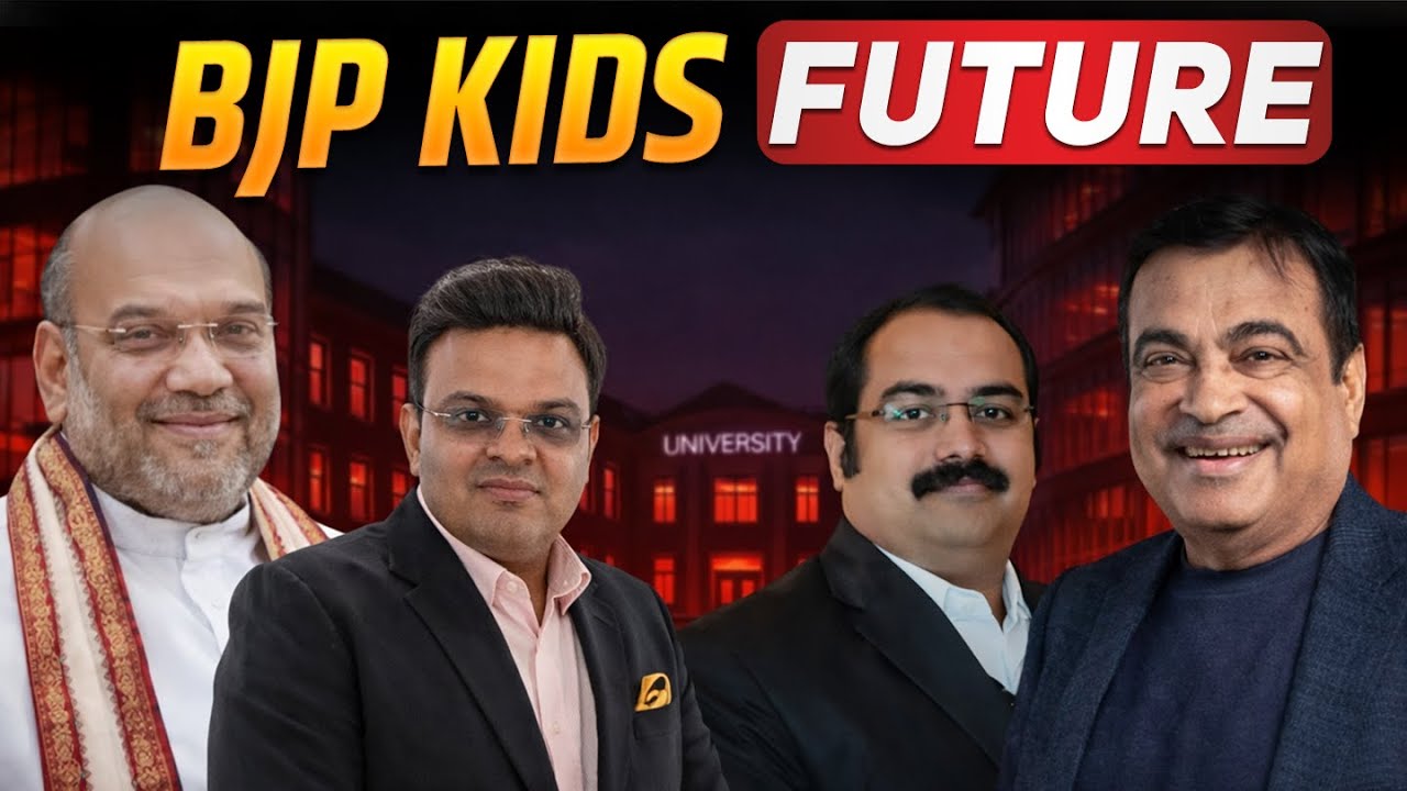 BJP Nepotism! Politicians’ Kids Study Abroad While Indian Youth Suffer Broken Education System!