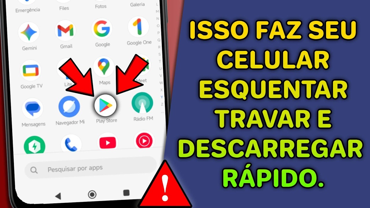 A Play Store está destruindo sua bateria em segundo plano (Desative isso!)