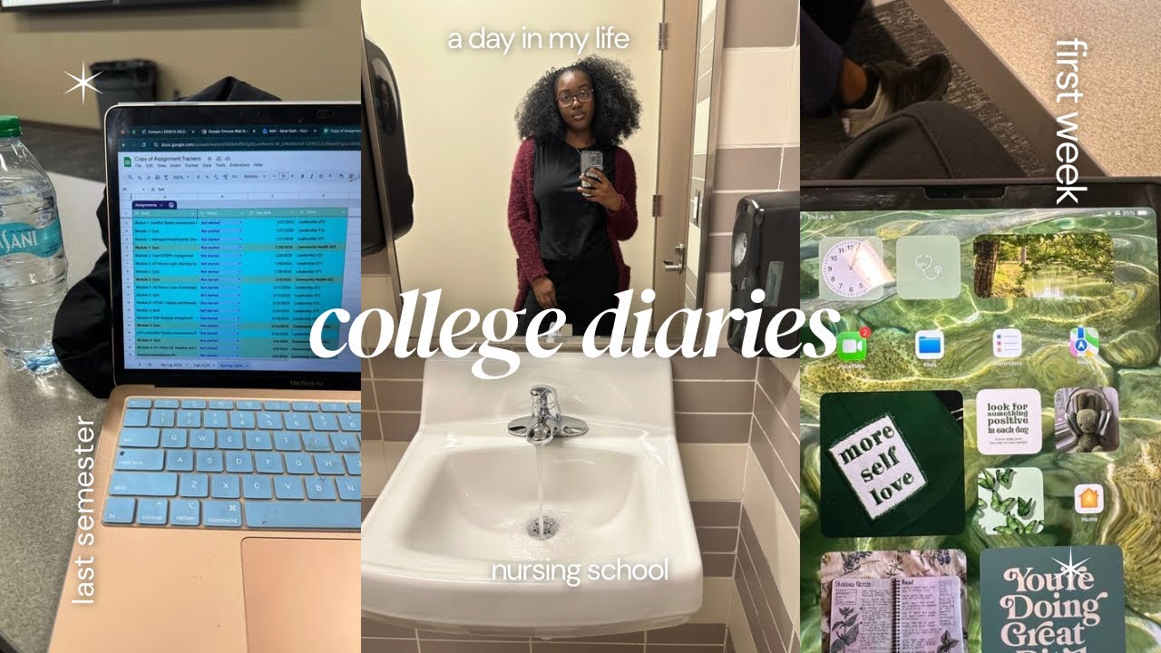 First Week of My Last Semester of College￼ 📚| Senior Nursing Student Vlog🩺