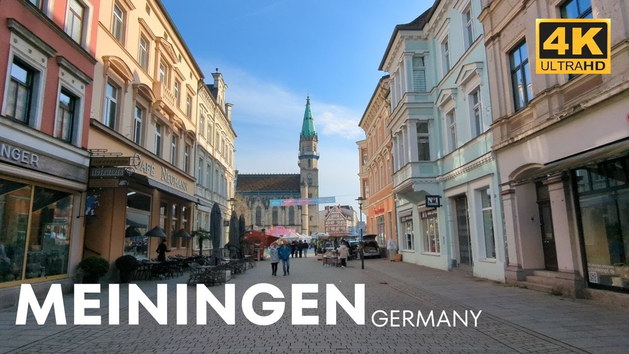 Meiningen, Germany: A Walking tour in 2025 I Travel Germany I 4K HDR