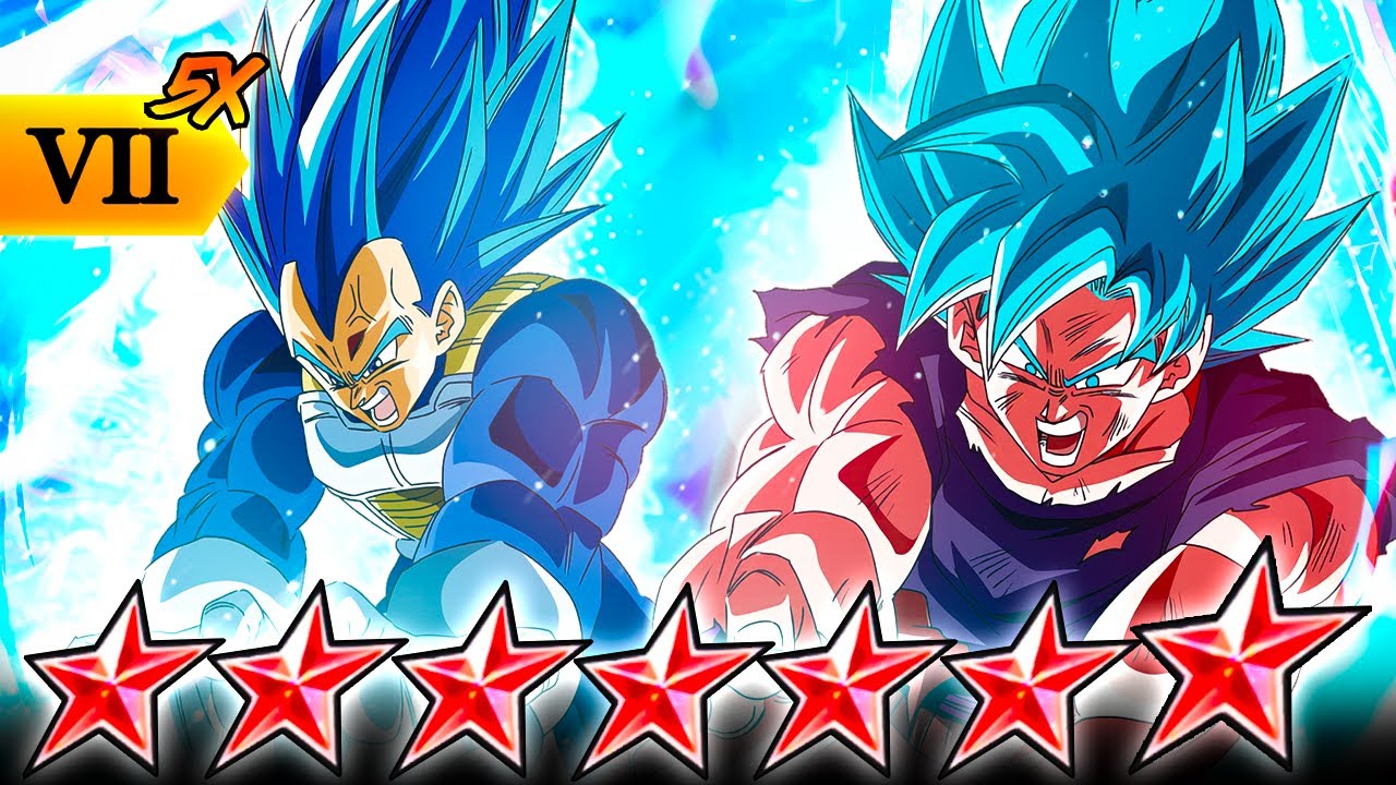 (Dragon Ball Legends) 5x ZENKAI BUFFED 14 STAR SSBKK GOKU/SSBE VEGETA MAKE FIGHTS POINTLESS!