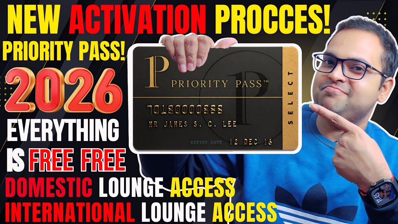 PRIORITY PASS: FREE LOUNGE ACCESS | HOW TO ACTIVATE PRIORITY PASS | Airport Lounge Access free 🔥🔥🔥🔥🔥