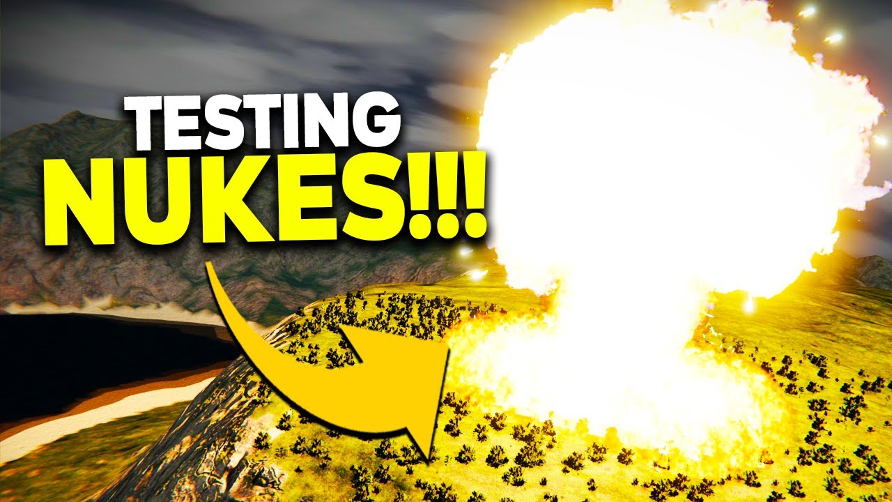 NUCLEAR EXPLOSIVES! - Space Engineers Mod Review