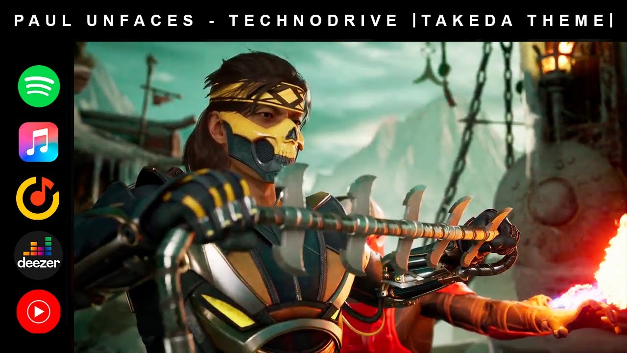 Paul UnFaces - Technodrive |Takeda Theme| Mortal Kombat Soundtrack 2024_IndustrialMetal/NuMetal