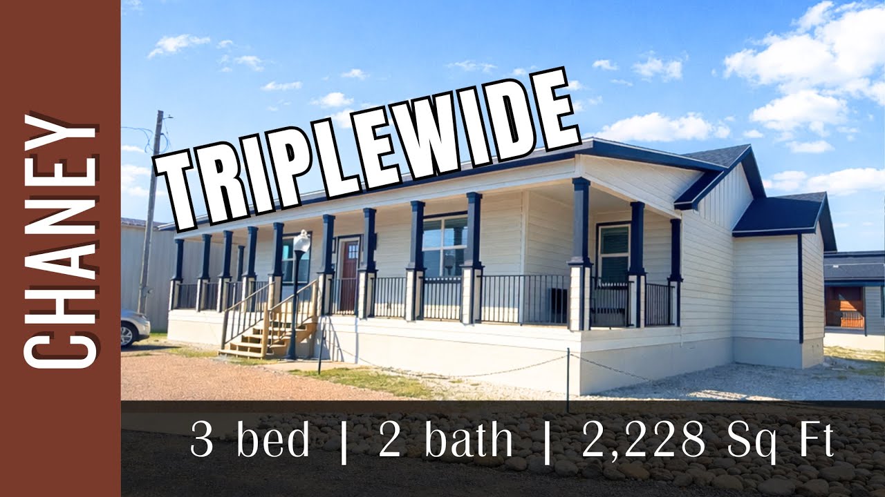 Wait…a TRIPLE-WIDE RANCH?! 🤯 BonnaVilla Chaney 3 Bed / 2 Bath Modular Home Tour (2,228 sq ft