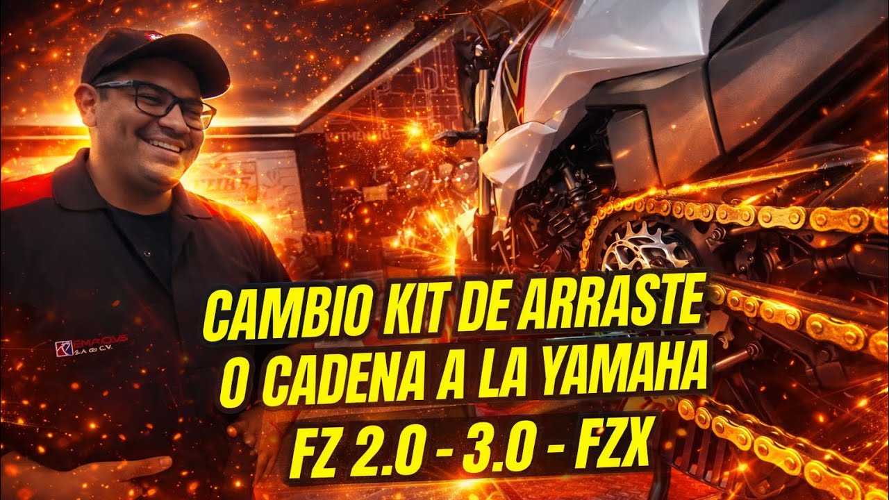 ЗАМЕНА КОМПЛЕКТА ЦЕПИ И ЗВЕЗДОЧЕК | YAMAHA FZ 2.0 - 3.0 - FZX | МОТОЦИКЛИСТЫ