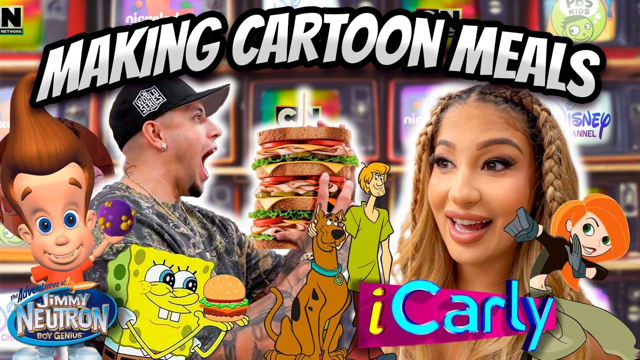 MAKING CARTOON MEALS w/ BNS !!