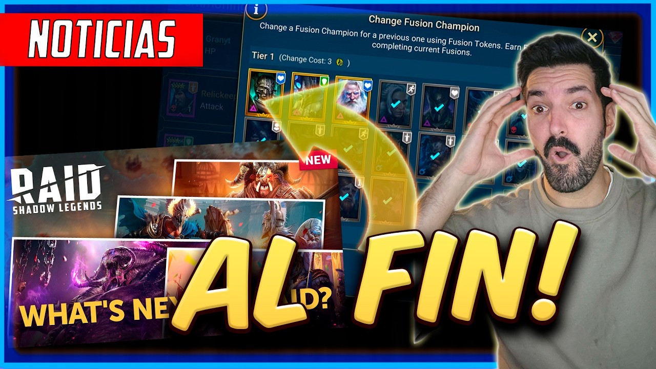 VUELVEN las FUSIONES PASADAS a RAID! 🤯 (y muchas mas cosas)【 RAID SHADOW LEGENDS 】