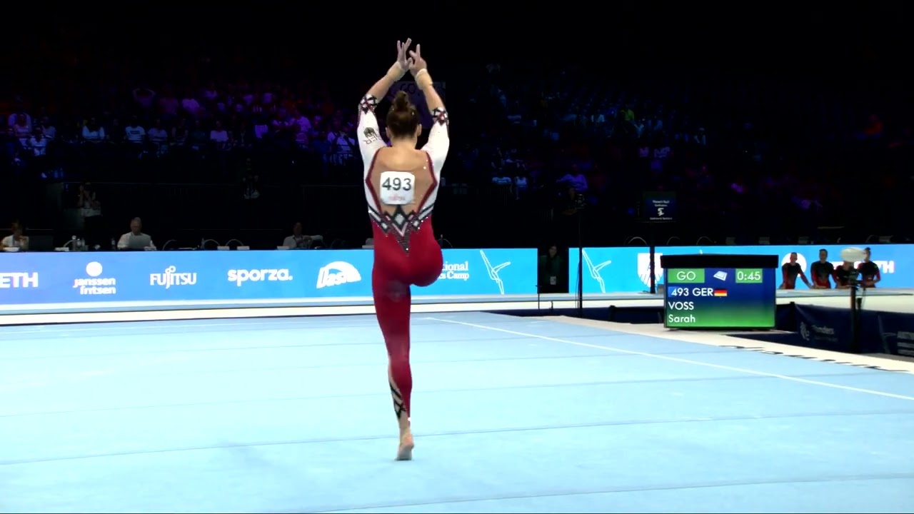 VOSS Sarah (GER)_2023 Artistic Worlds, Antwerp (BEL)_Qualifications_Floor Exercise