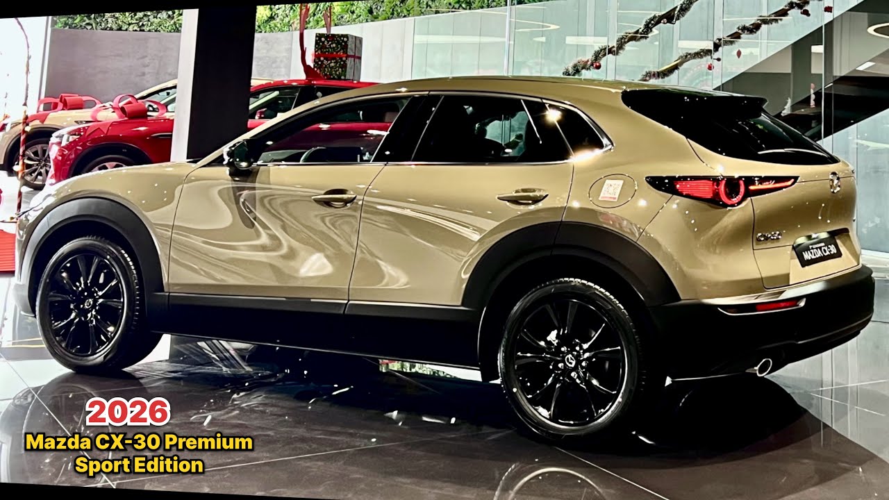 Новинка! Mazda CX-30 Premium Sport 2026 года — новые технологии в экстерьере и интерьере.