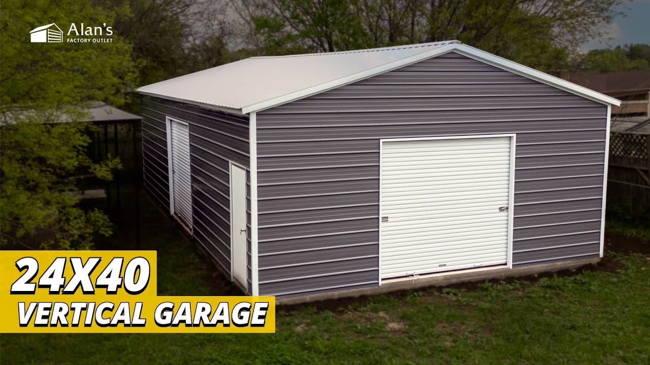 24x40 Metal Building Charles Ordered at Alan's Factory Outlet
