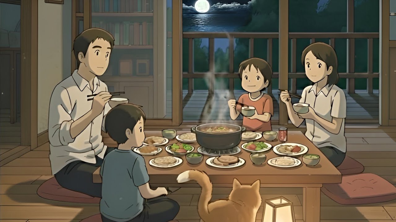 Family ✨ | Ghibli cartoon style | 