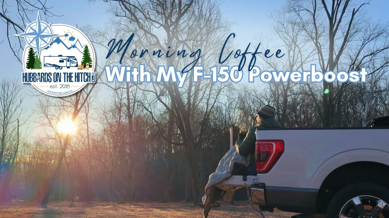 Утренний кофе у реки (с питанием от моего F-150 PowerBoost ⚡️☕️)