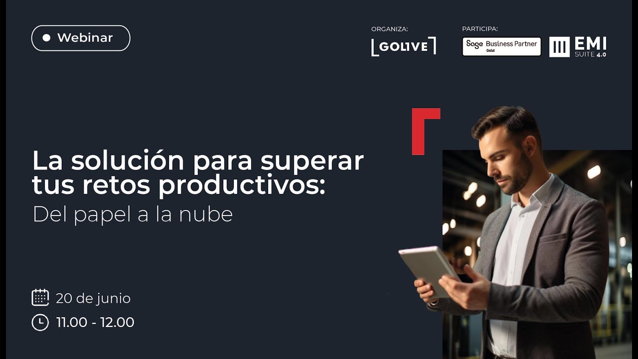 Webinar | La solución para superar tus retos productivos: Del Papel a la Nube