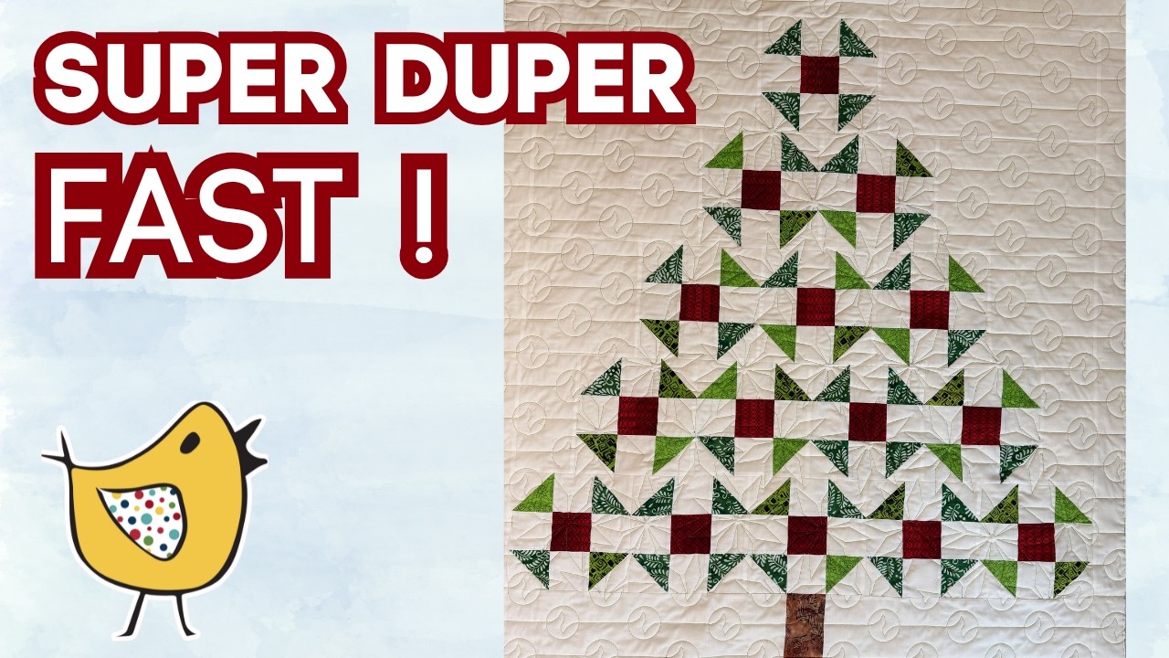 I Make a Very Fast Quilt Using Half Square Triangles!