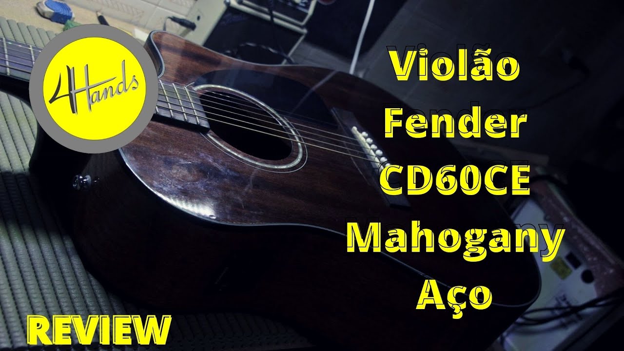 Review Violão Fender CD60CE