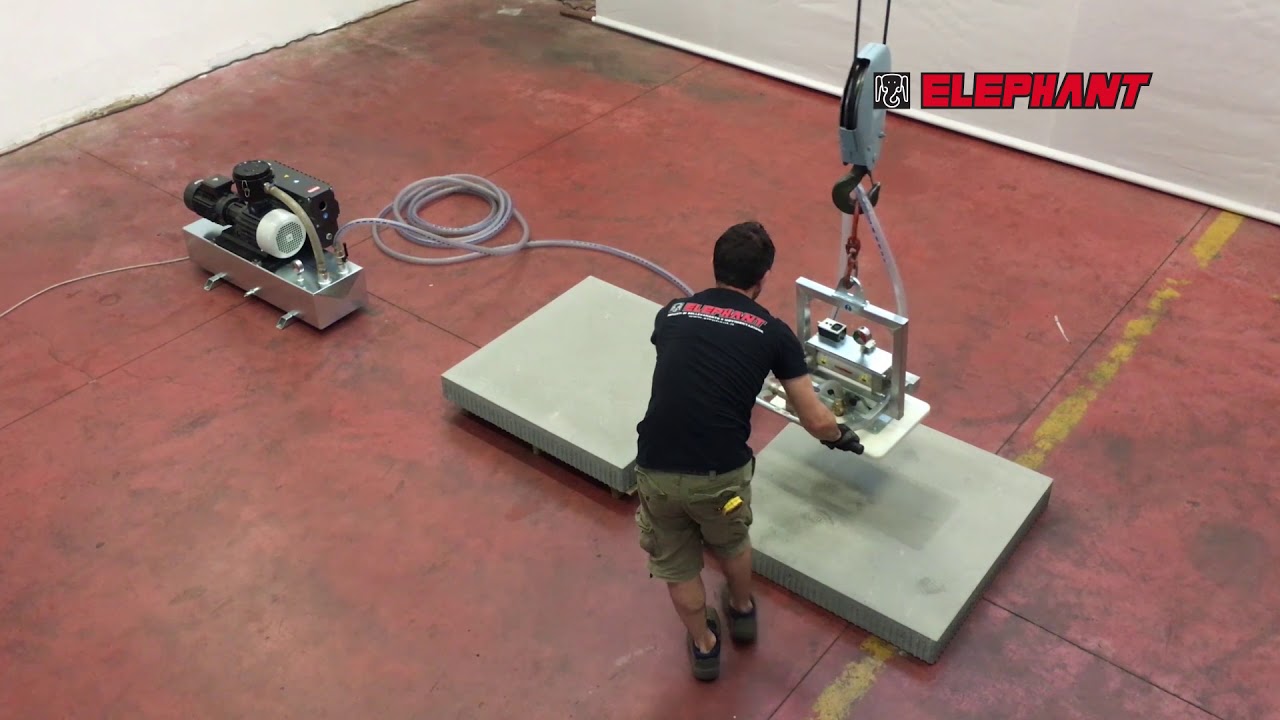 447. Sollevatore a ventosa speciale elettrico per lastre di marmo - GM1F - Elephant srl