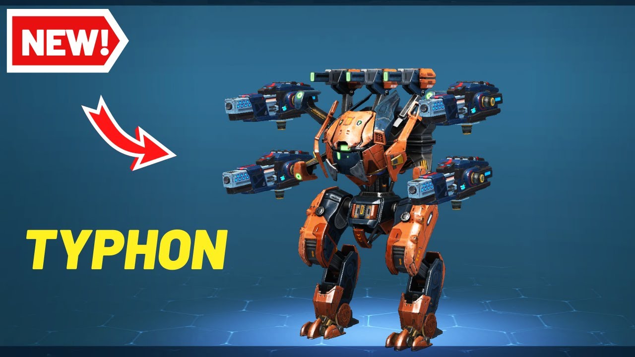 New Robot - Typhon with Atomizer - War Robots - WR Gameplay