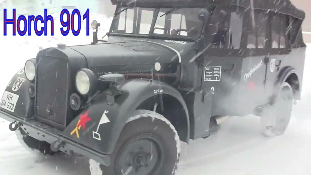 Показ немецкого командирского автомобиля Horch 901 typ 40 прошел на выставке 