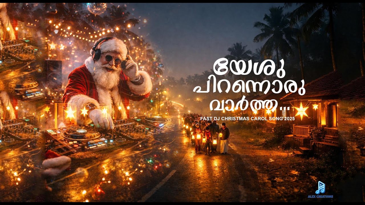 CHRISTMAS CAROL 2025 | Fast DJ Malayalam Christmas Carol Song | അഖില പാലകനായ യേശു പിറന്നൊരു വാർത്ത