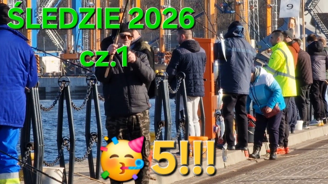 ŚLEDZIE 2026 - SEZON WYSTARTOWAŁ!!! wędkarstwo w Gdańsku (13.03.2026) cz.1a