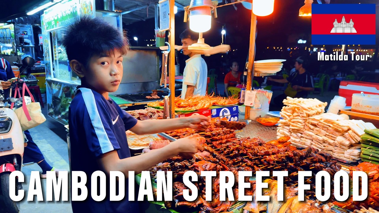 You Won&rsquo;t Believe This $2 Street Food in Cambodia! | Siem Reap Night Walk 2025