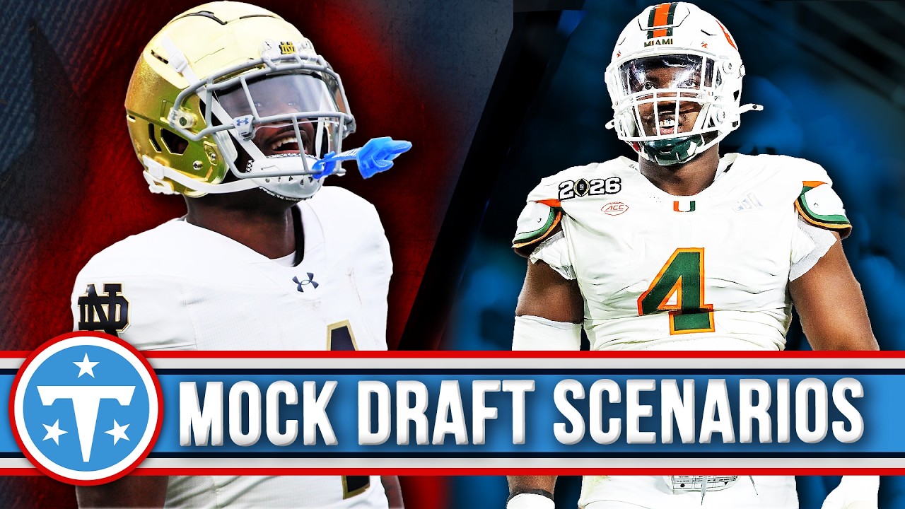 Titans Mock Draft Scenarios: Conducting Two Different 7-Round Mocks | MCA Friday Hangout