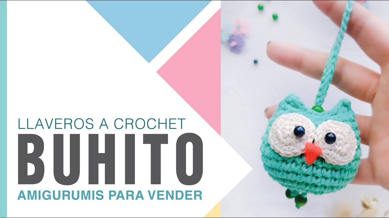 B&Uacute;HO AMIGURUMI 🦉 llavero, colgante A CROCHET | Ideal ferias artesanales y venta de souvenires 💰💰