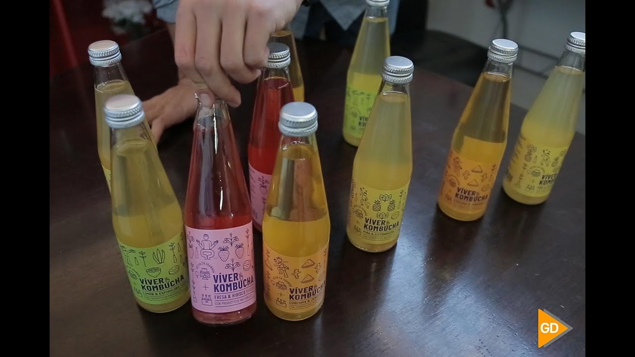 La kombucha es una bebida saludable que la empresa granadina Víver produce desde hace dos años en su