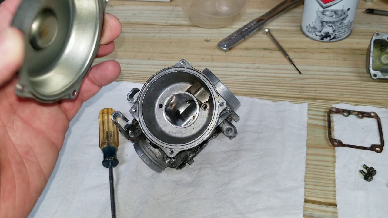 2000 Suzuki Marauder VZ800 Rear carb parts breakdown / rebuild