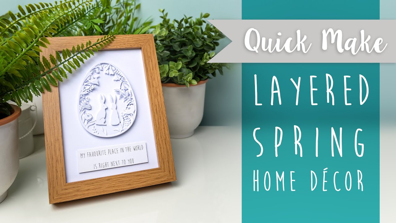 Layered Spring Home D&eacute;cor Frame - Sizzix