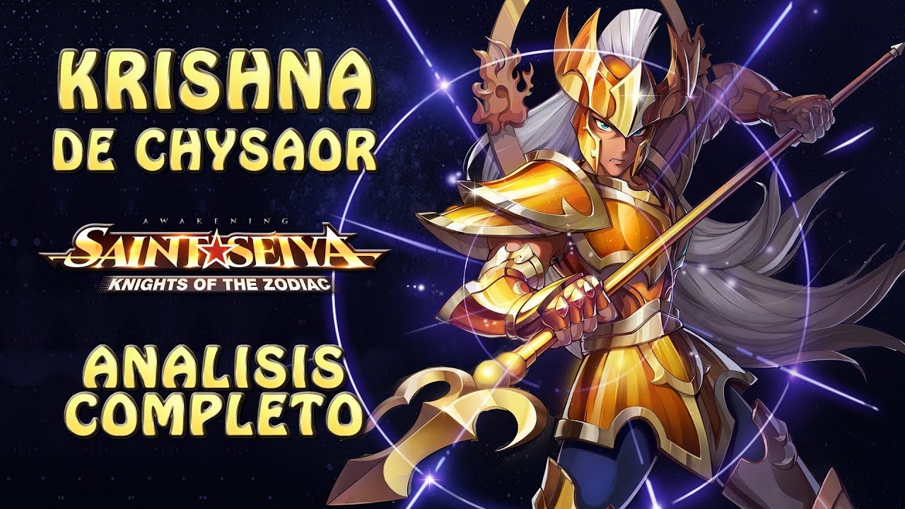 KRISHNA DE CHRYSAOR! ANALISIS COMPLETO! SIRVE PARA ALGO?! Saint Seiya Awakening
