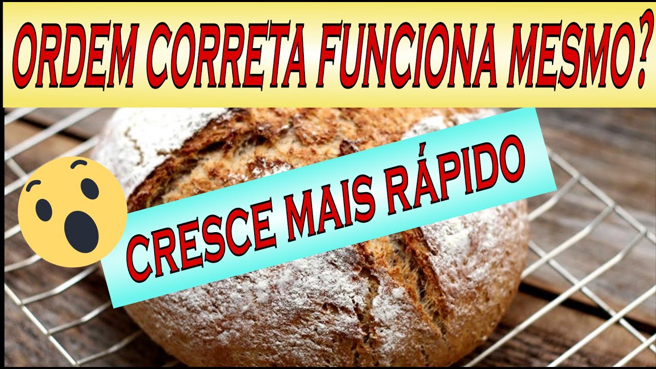 A ORDEM CORRETA DOS INGREDIENTES MUDA TUDO? - PADARIA SAUD&Aacute;VEL