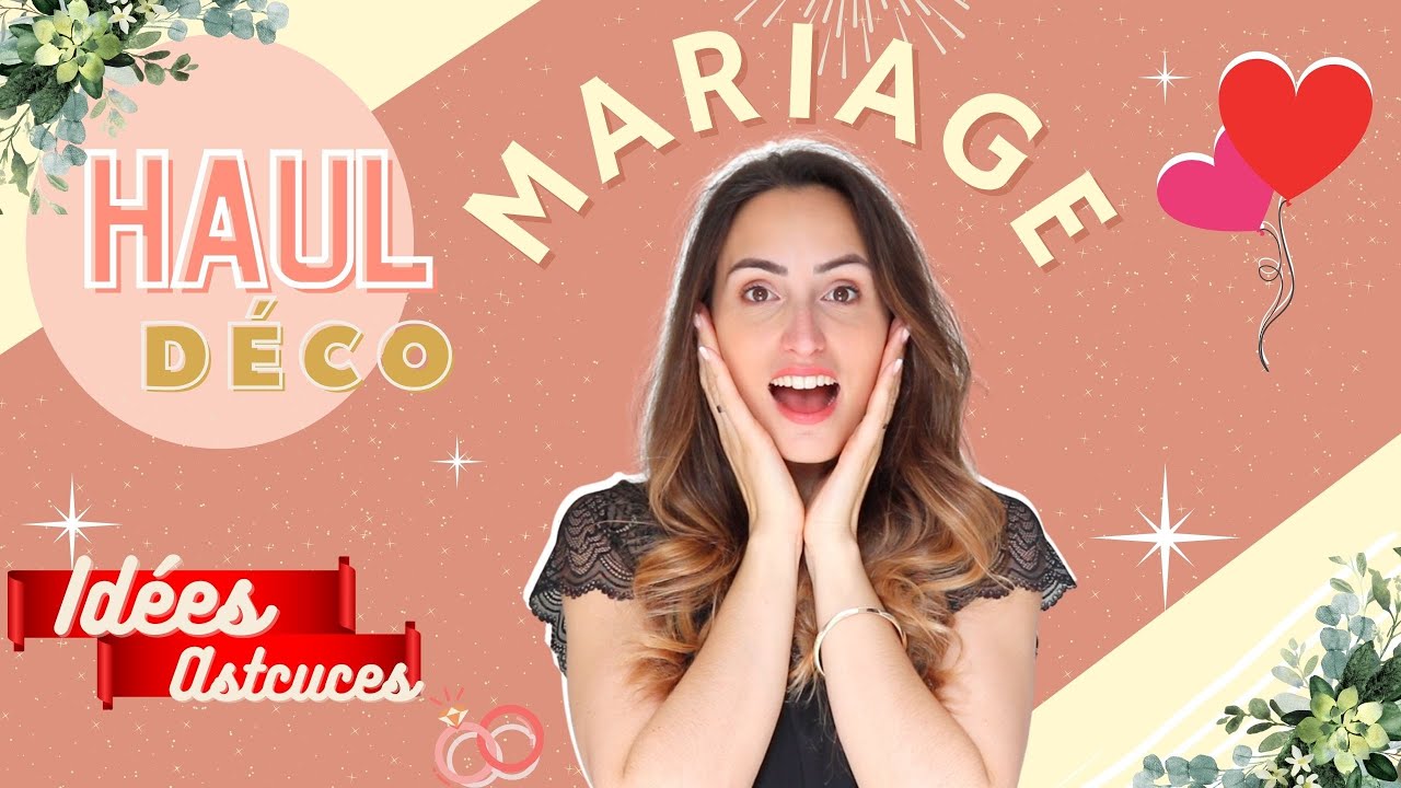 HAUL DÉCO MARIAGE: Idées déco et astuces - ACTION- AMAZON- COTTON BIRD...