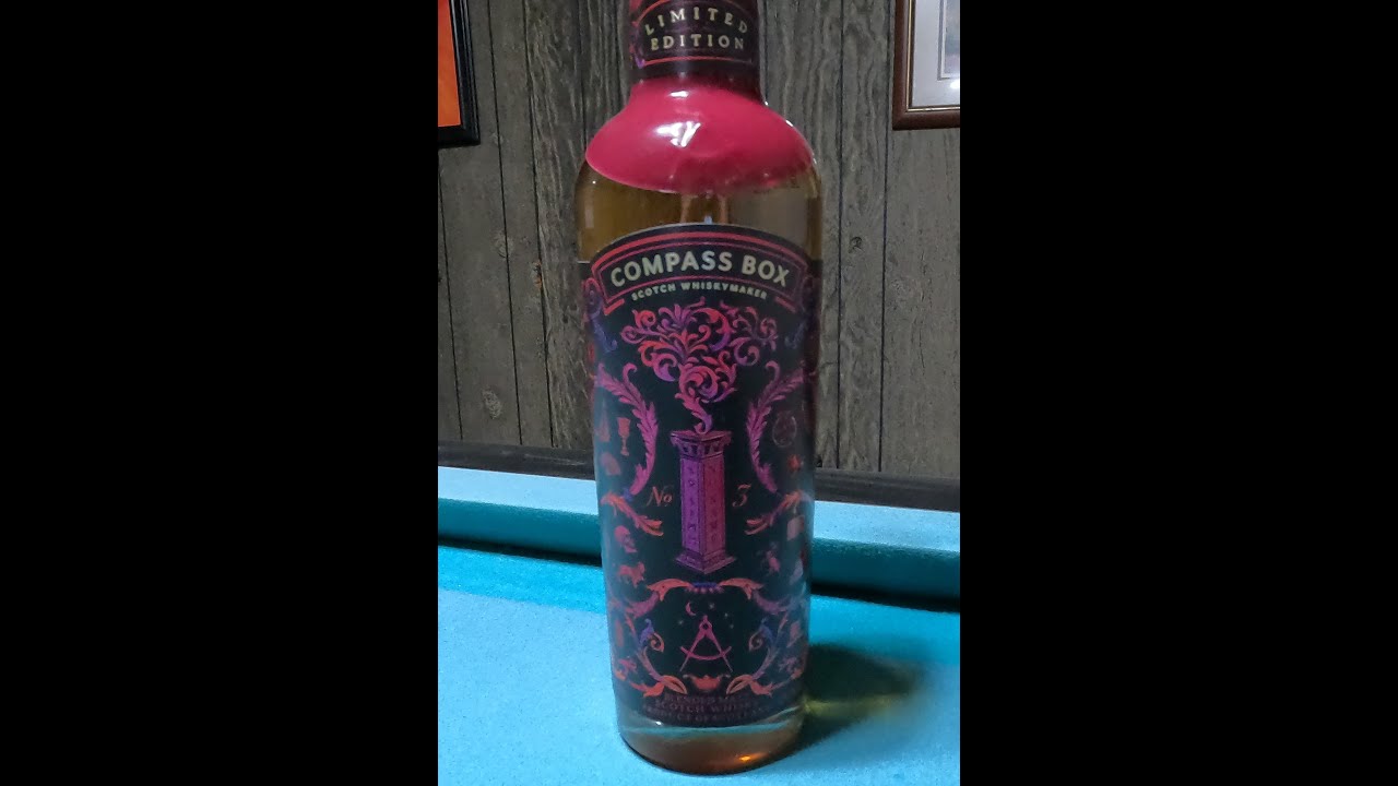 Whiskey Review 305; Compass Box No Name No 3, Blended Malt Scotch Whisky